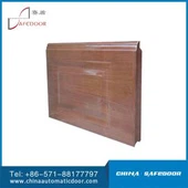 درب پارکینگی چوبی تقلیدی