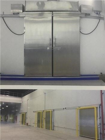 درب کشویی اتاق فریزر سردخانه